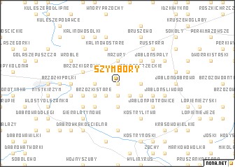 map of Szymbory