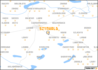 map of Szynwałd