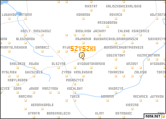 map of Szyszki