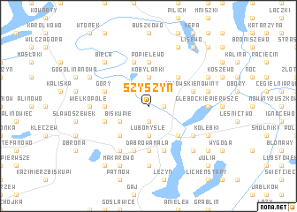 map of Szyszyn