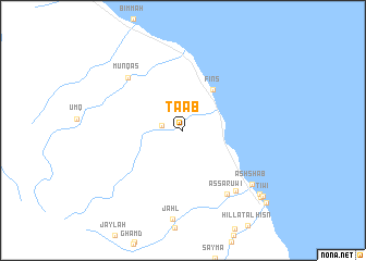 map of Ta‘ab