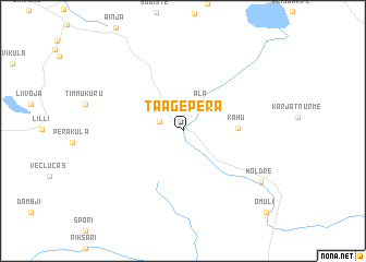 map of Taagepera