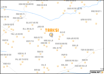 map of Tääksi