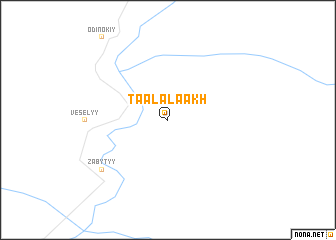 map of Taalalaakh