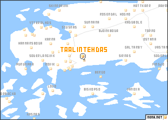 map of Taalintehdas