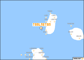 map of Taal Nétan