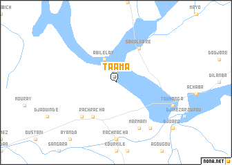 map of Taama