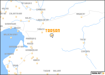 map of Taasan