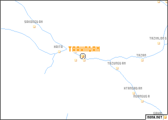 map of Taawndām