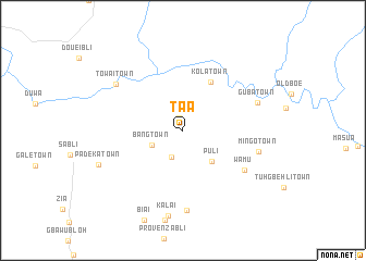 map of Taa