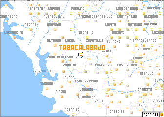 map of Tabacal Abajo