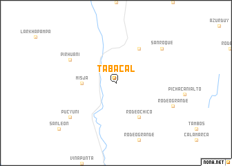 map of Tabacal