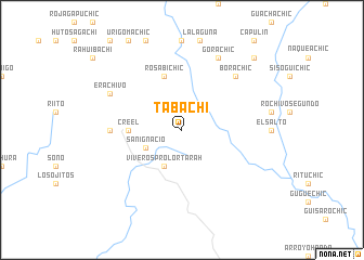 map of Tabachí