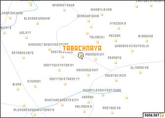 map of Tabachnaya