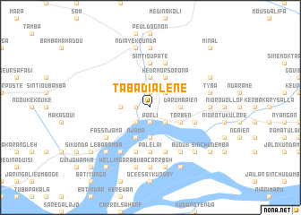 map of Tabadialène