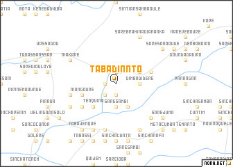 map of Tabadinnto