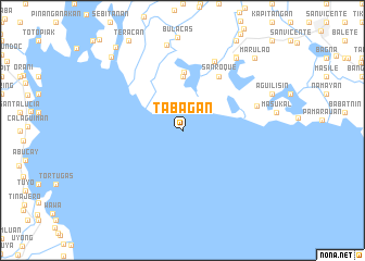 map of Tabagan