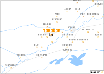 map of Tabagar