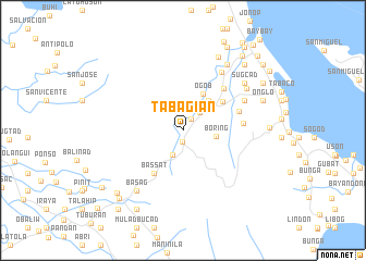 map of Tabagian