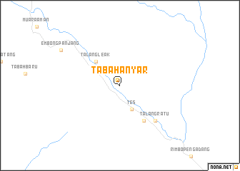 map of Tabahanyar