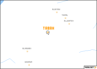 map of Ţābah