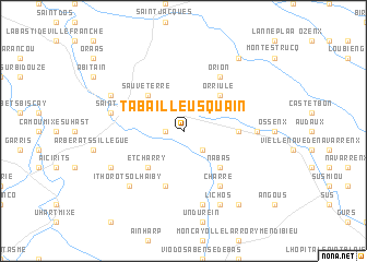 map of Tabaille-Usquain