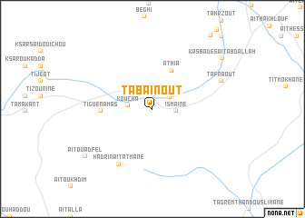 map of Tabaïnout