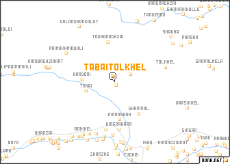 map of Tabai Tol Khel