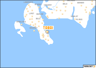 map of Tabai