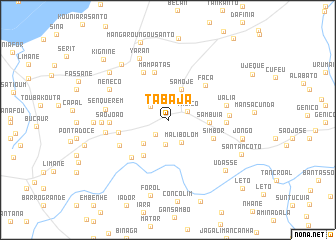 map of Tabajã