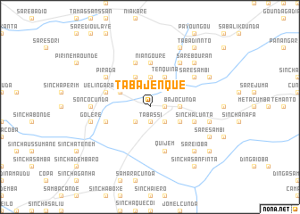 map of Tabajenque