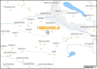 map of Tabakhmela