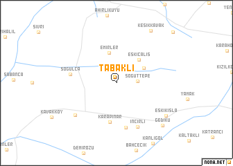 map of Tabaklı