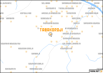 map of Tabakoroji