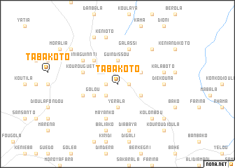 map of Tabakoto