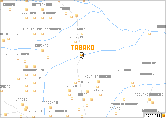 map of Tabako