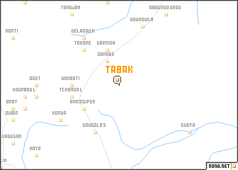 map of Tabak