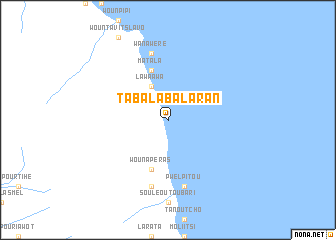 map of Tabalabalaran