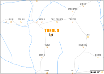 map of Tabala