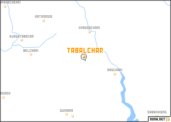 map of Tabalchar
