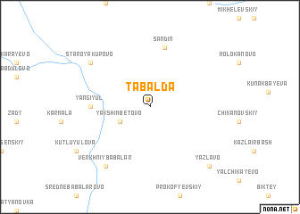map of Tabalda