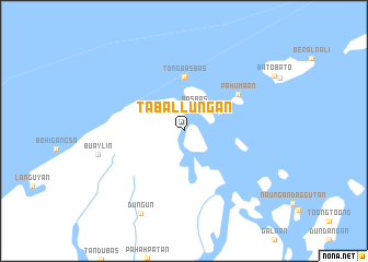 map of Taballungan