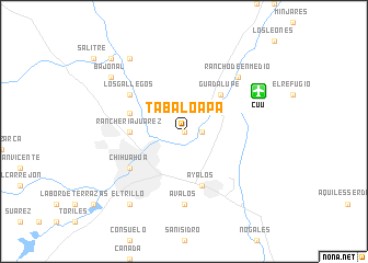 map of Tabaloapa