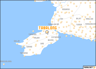 map of Tabalong