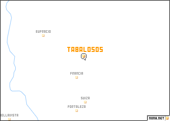 map of Tabalosos