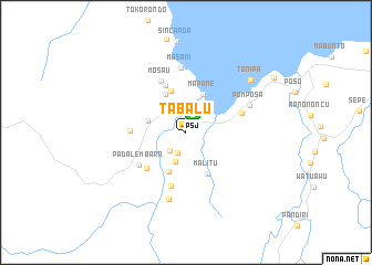 map of Tabalu