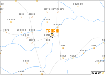 map of Tabami