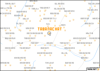 map of Tabanachat