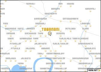 map of Tabanani