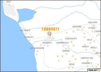 map of Tabanati